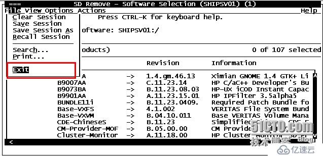 HP-UX B.11.23 ia64 系统升级安装opens