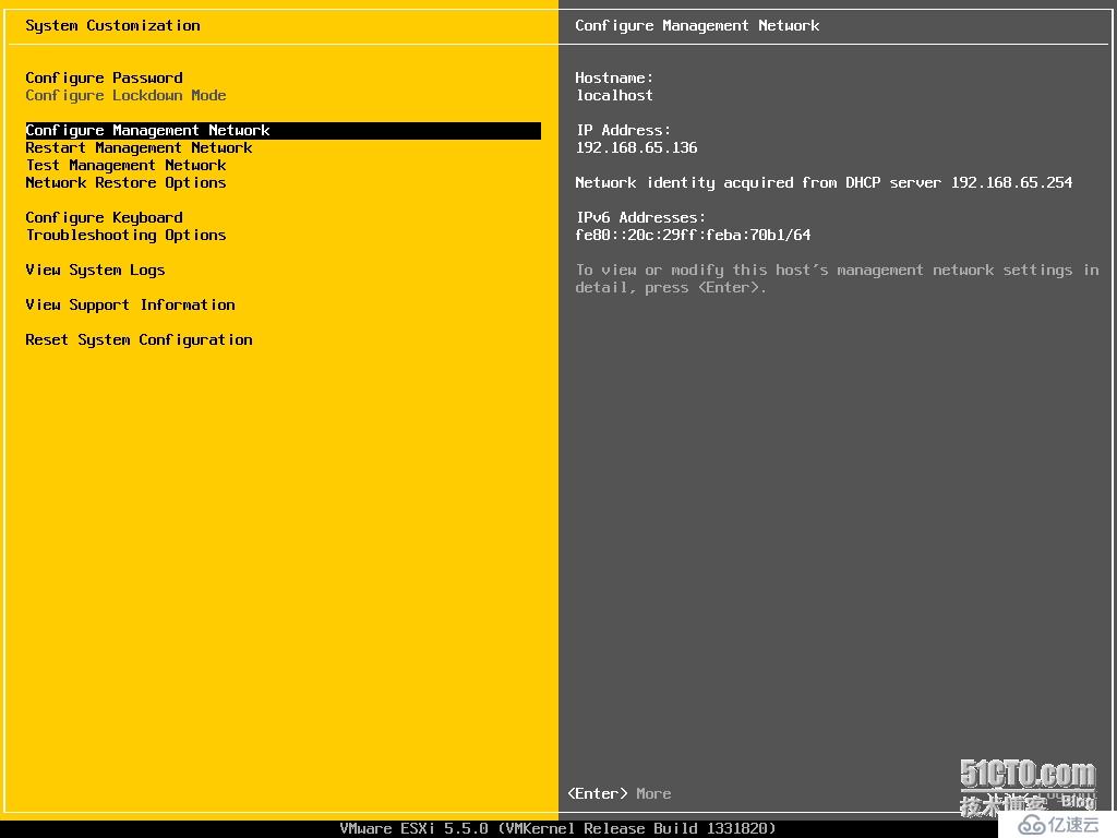 VMware esxi 5.5 安装使用过程