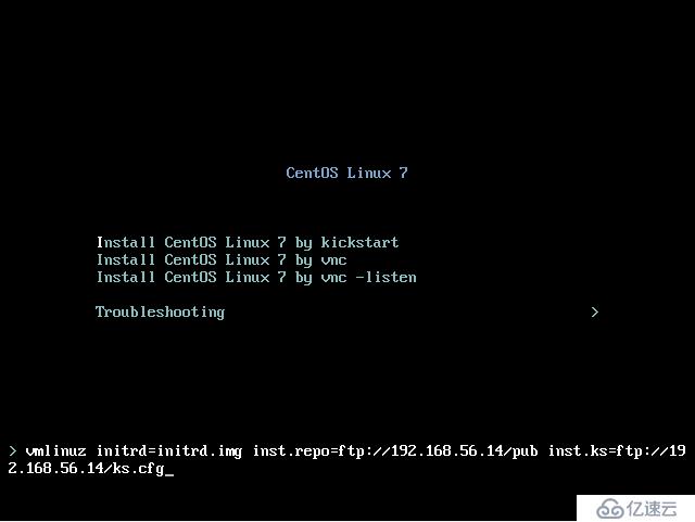 RHEL7/CentOS7 pxe+kickstart自动化