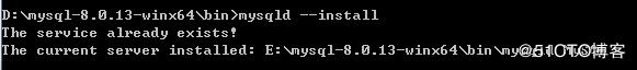 关于mysql解压版配置时出现NET HELPMSG 353