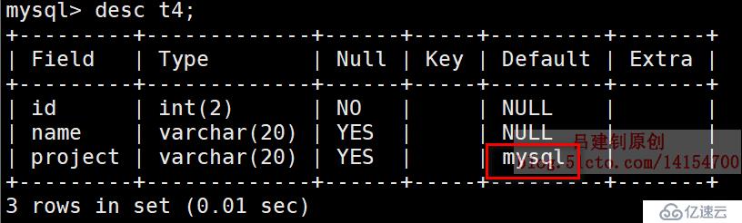 MySQL之數(shù)據(jù)表控制語句