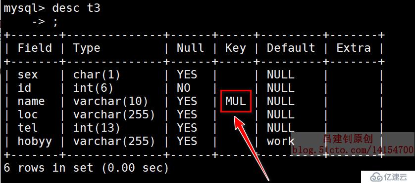 MySQL之数据表控制语句