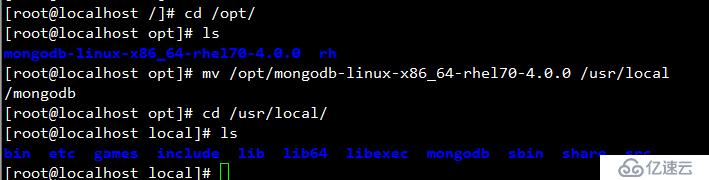 安装MongoDB最新版4.0、及配置和启动实例