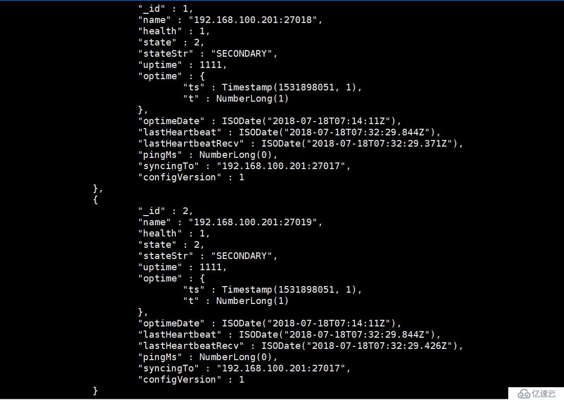 MongoDB复制集部署和基本管理