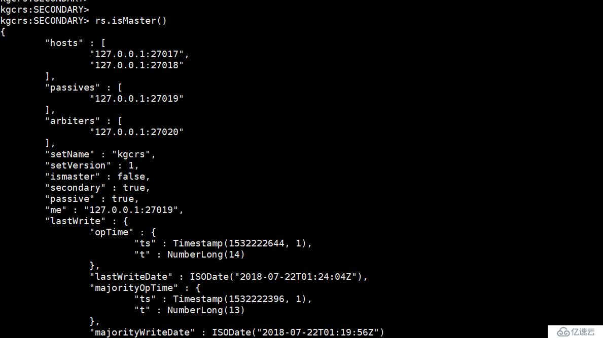 MongoDB复制集部署和基本管理