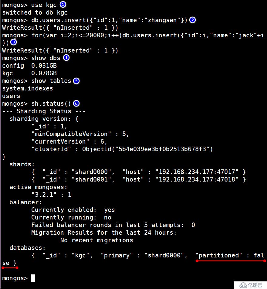 CentOS7上的mongodb分片群集