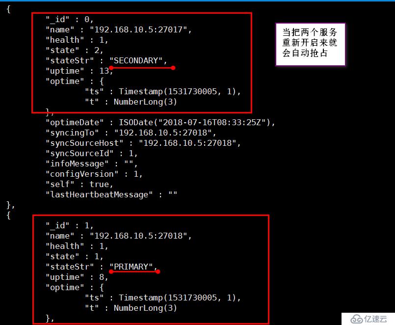 MongoDB复制集选举原理管理