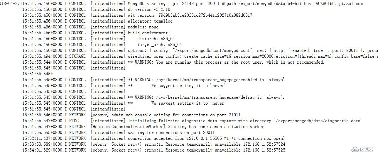 mongodb自带web性能监控