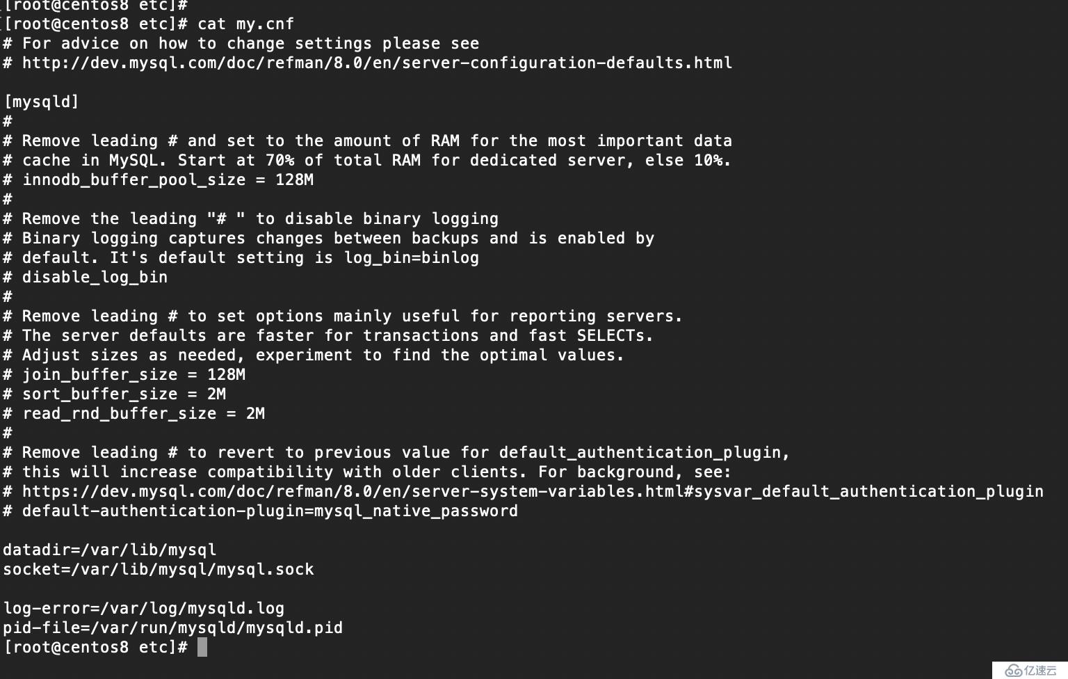 CentOS8安装配置MySQL8.0教程