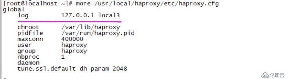 Haproxy + keepalived 负载均衡日志定制