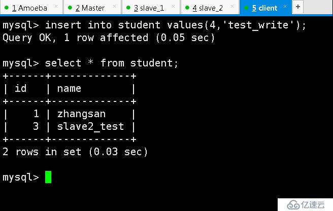 mysql5.7的主从复制+读写分离