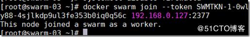 docker swarm 实验一  docker servi