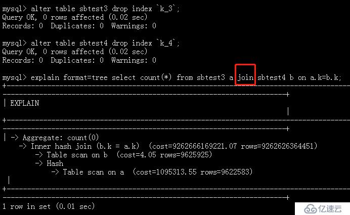 MySQL 8.0.18 Hash Join不支持left/