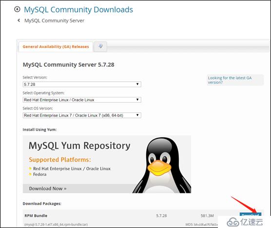 CentOS7.4下MySQL5.7.28的RPM方式安装