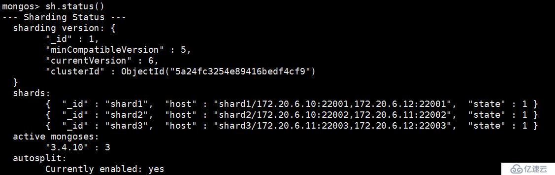 搭建高可用MongoDB集群（分片）