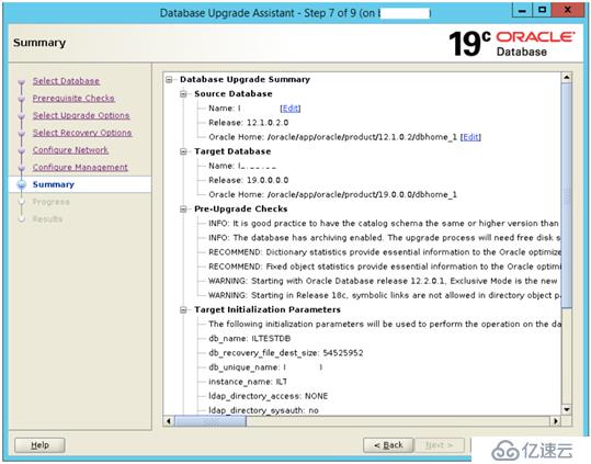 Oracle update to 19c using DBU