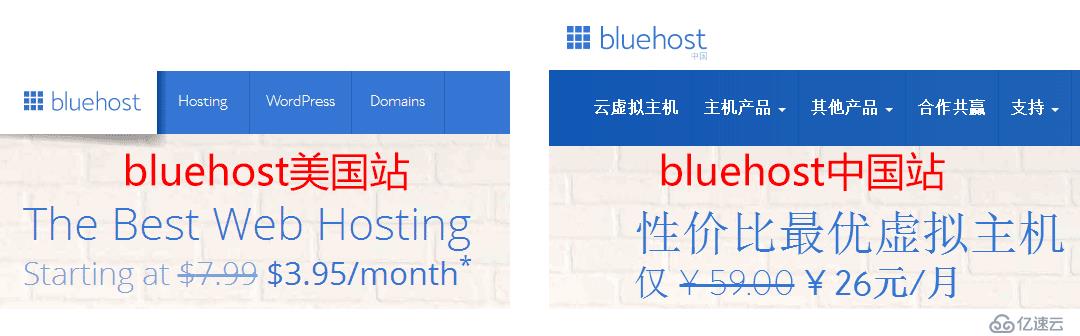 bluehost中国和bluehost美国是不是一家?应该选