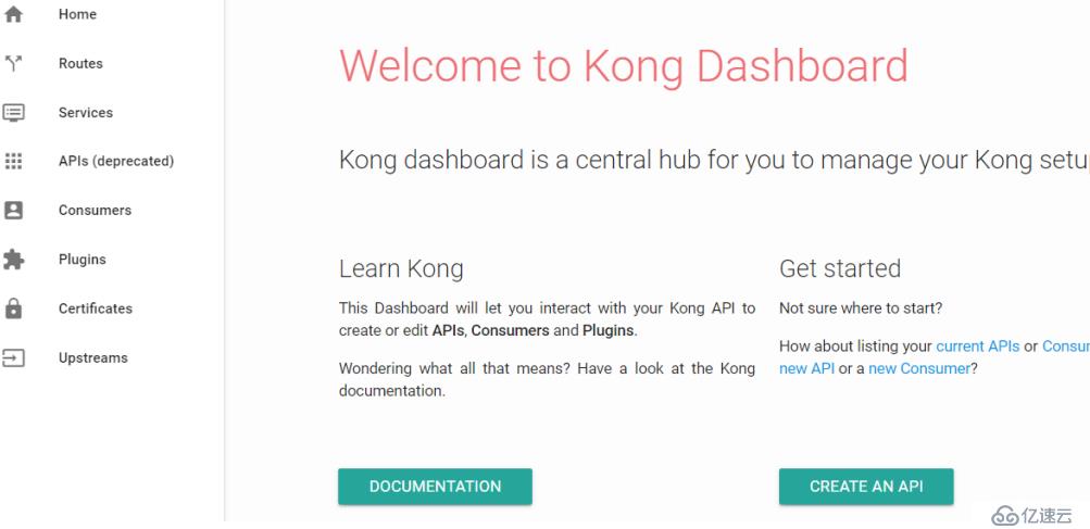 docker容器搭建kong-dashboard或konga