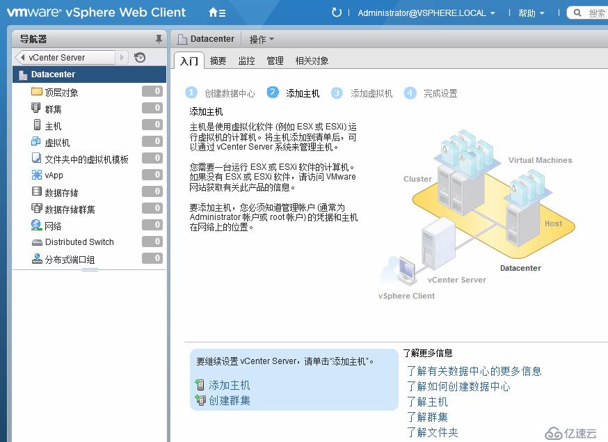 VMware vSphere 6简单部署---VCSA简单使