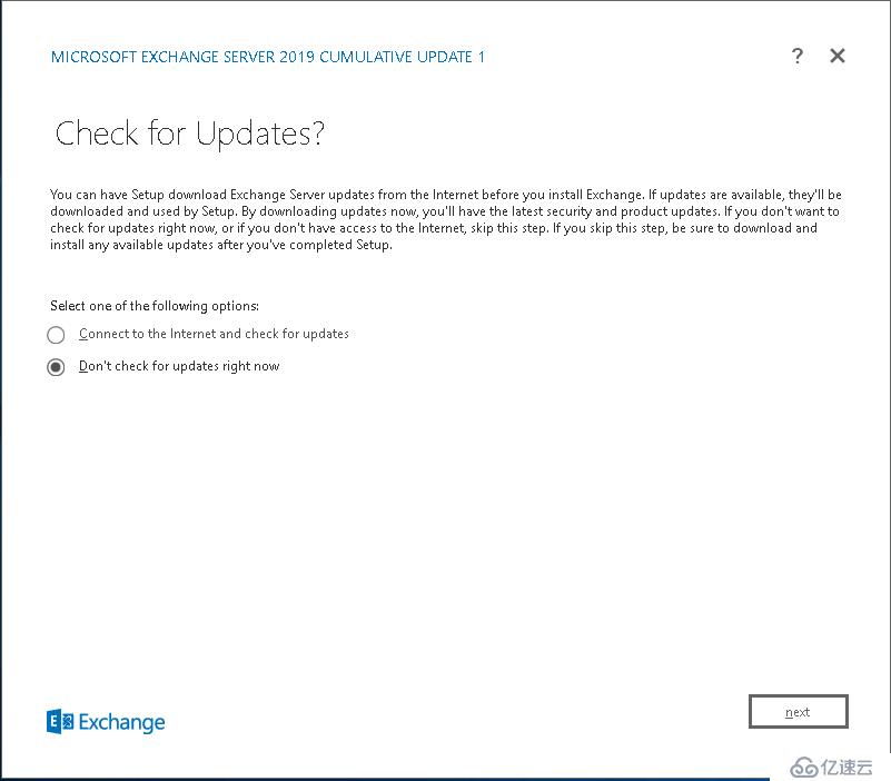 Exchange Server 2019 Install —