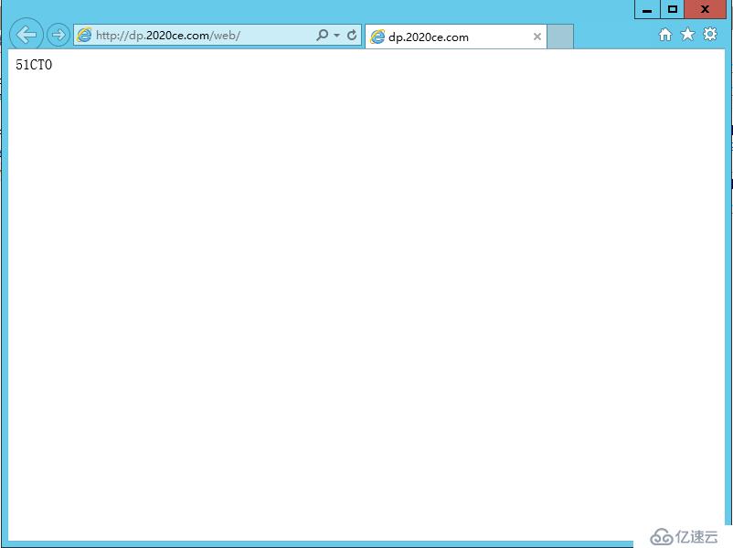 Windows Server 2012 通过IIS完成虚拟目