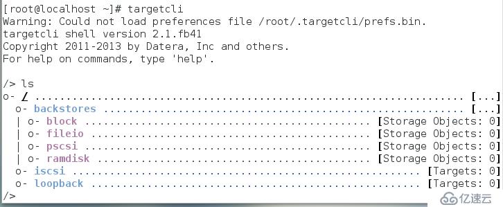 centos7 的iscsi網(wǎng)絡(luò)存儲(chǔ)配置