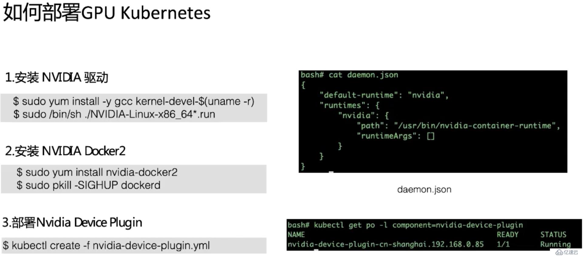 Kubernetes中的GPU管理