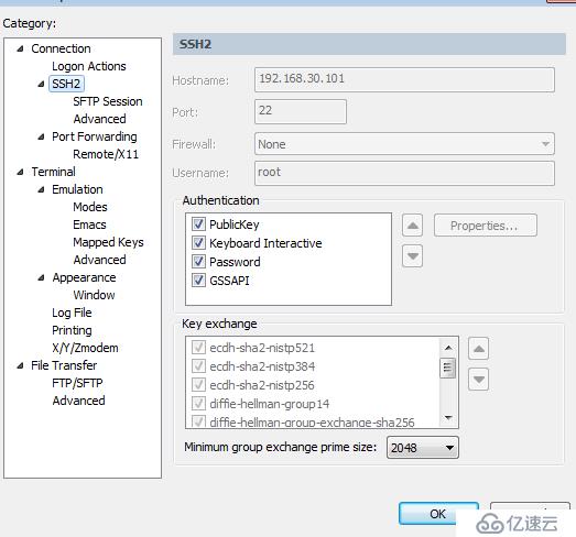 secure crt session options常见的操