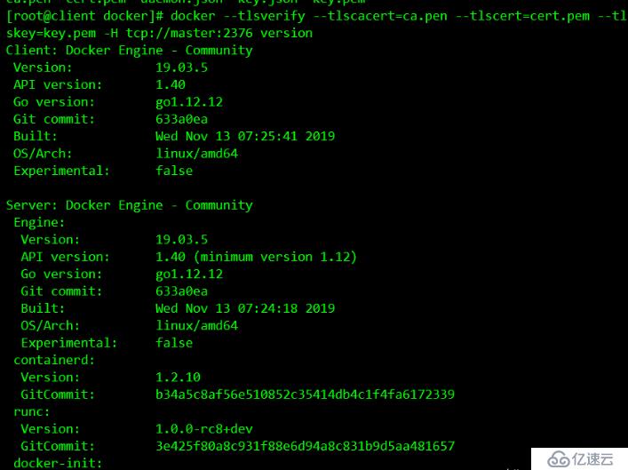 Docker安全管理—-TLS（安全认证）