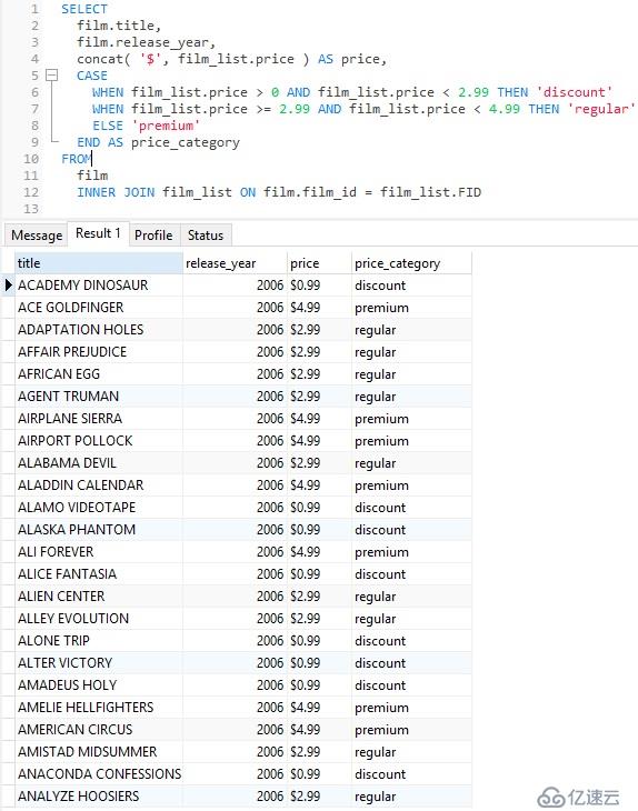 数据库管理工具Navicat Premium，使用SQL C