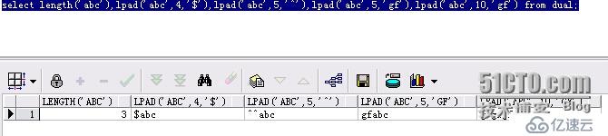 oracle lpad 的用法