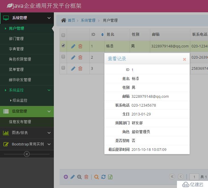 网站源码 网站模板 扁平化后台管理 Bootstrap、HT