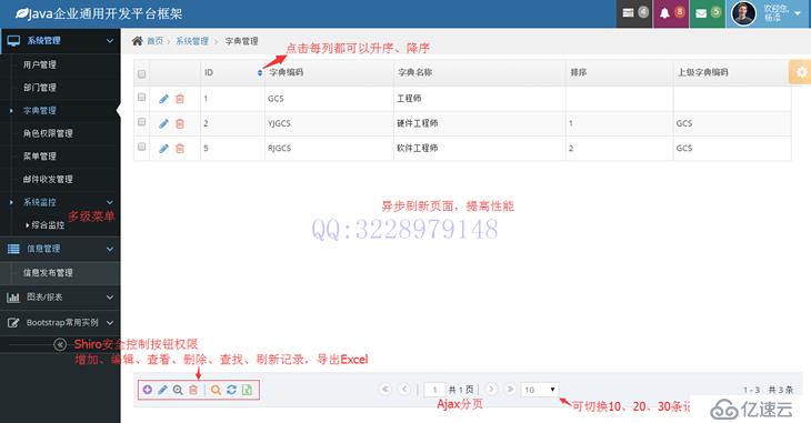 网站源码 网站模板 扁平化后台管理 Bootstrap、HT