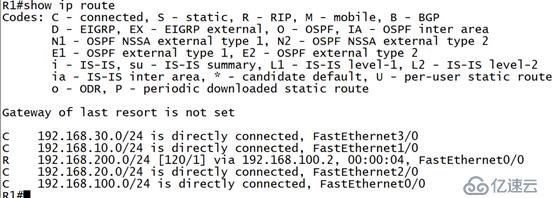 简单配置基于桥接，RIP，NAT，PAT的网络拓扑