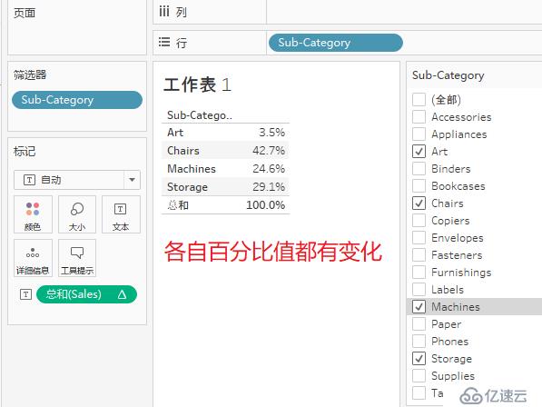 Tableau中的换位思考  --  兼谈筛选器作用下维持百