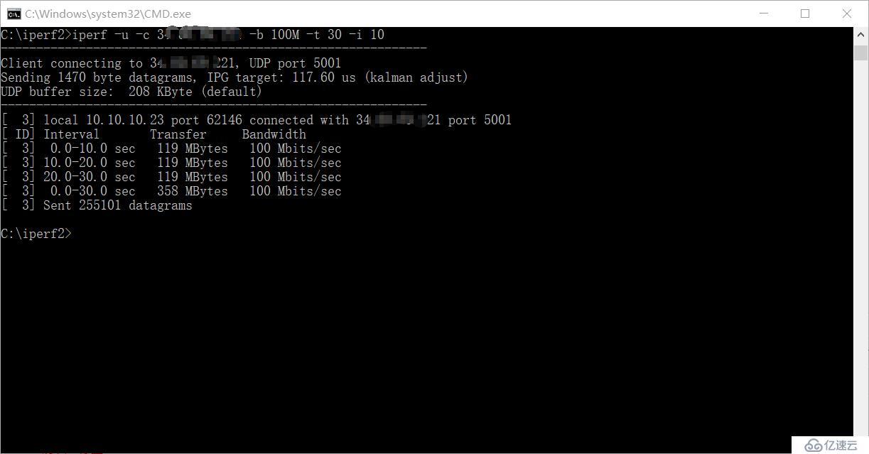 iPerf 测速软件的参数介绍和使用