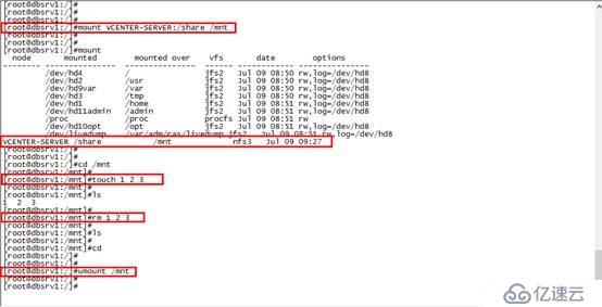 Aix掛載使用windows2008目錄