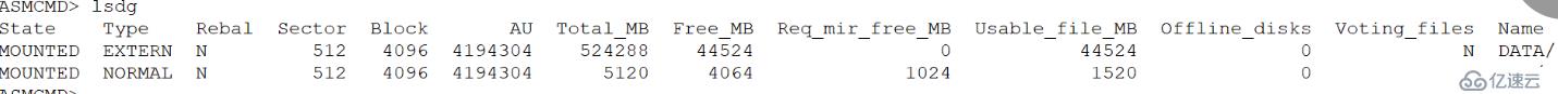 Oracle ASM 扩容