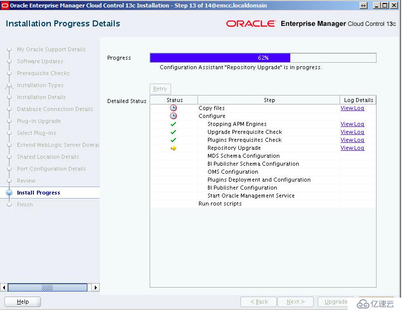 Oracle12 OEM升级Oracle13的方法是什么