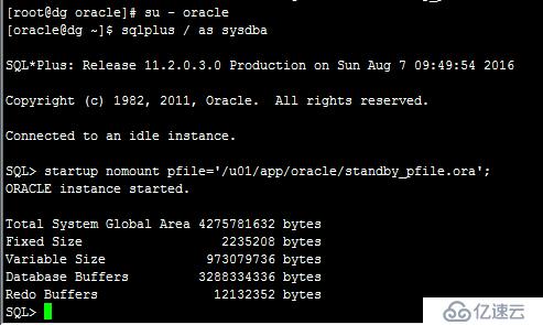 Oracle Dg配置过程