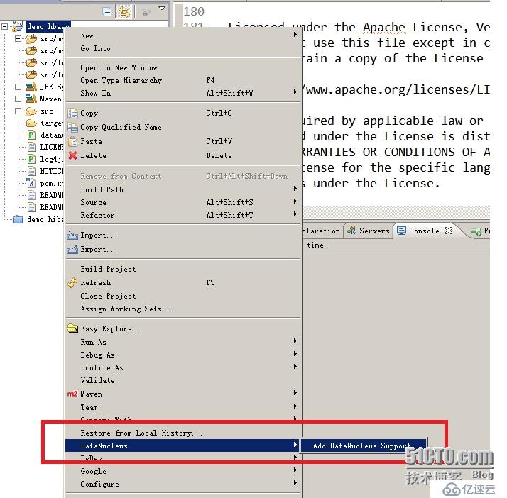 利用DataNucleus連接Hbase