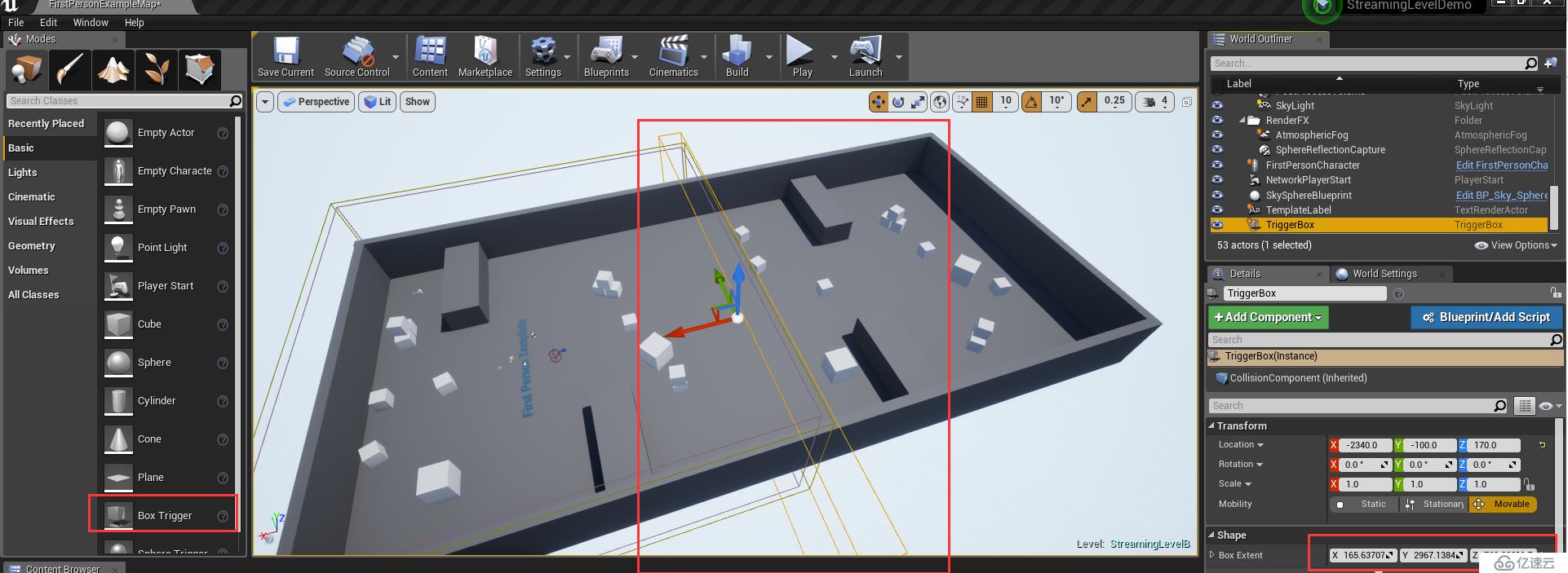 UE4大地图（流关卡、无缝地图）