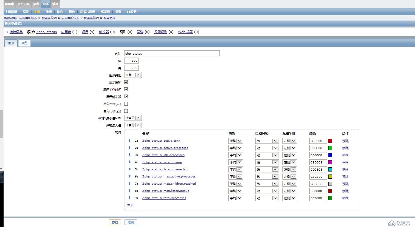 zabbix 监控 php