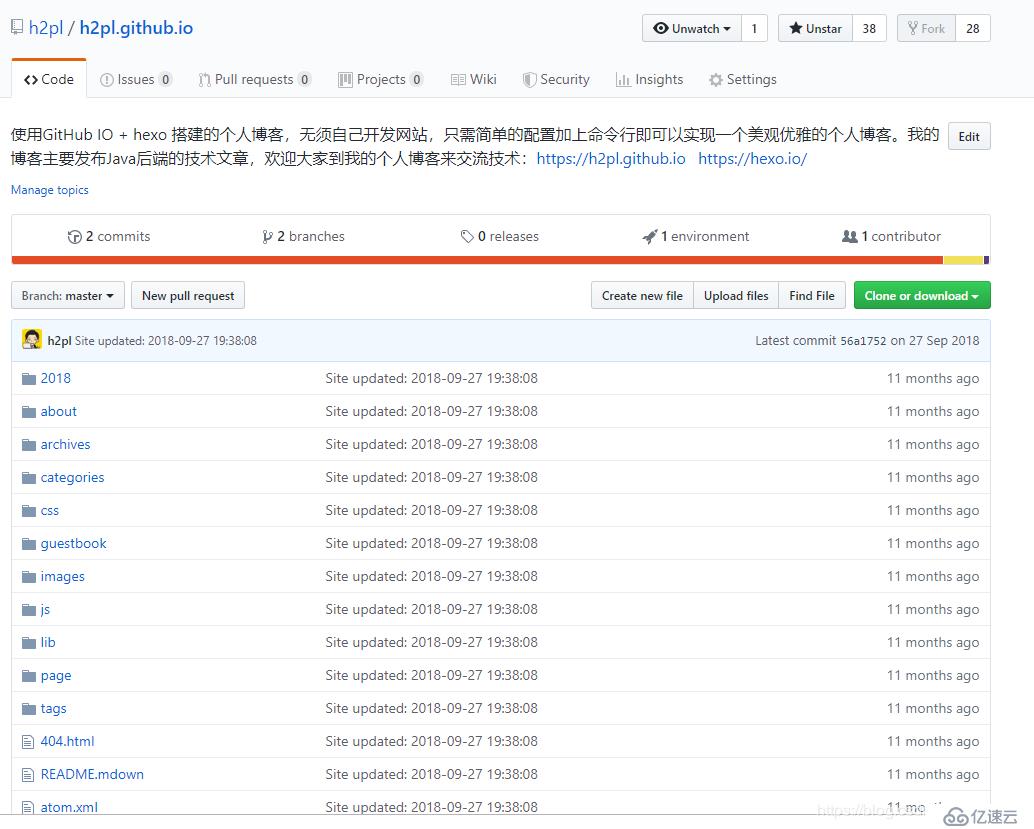 搭建自己的技术博客系列（二）把 Hexo 博客部署到 GitHub 上