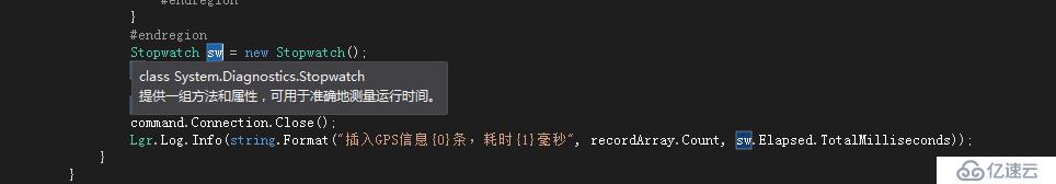 怎么用Stopwatch測量運(yùn)行時(shí)間