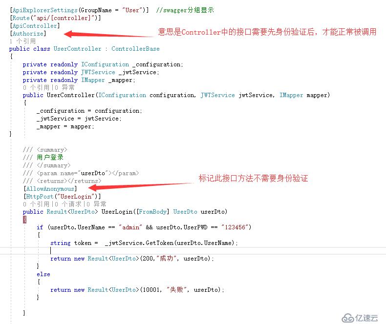 .NET Core WebAPI集成JWT，实现身份验证