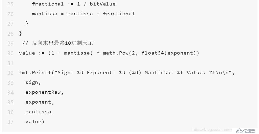 Go語言浮點(diǎn)數(shù)的存儲方式