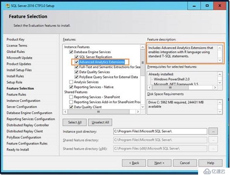 SQL Server 2016 CTP3 集成R语言安装配置手册