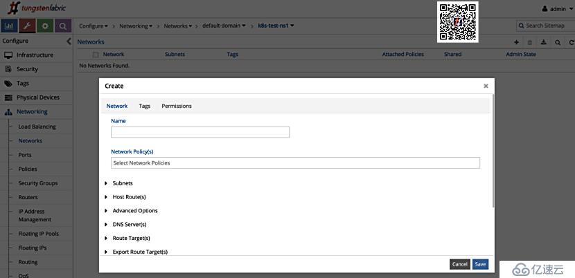 Tungsten Fabric与K8s集成指南丨创建虚拟网络