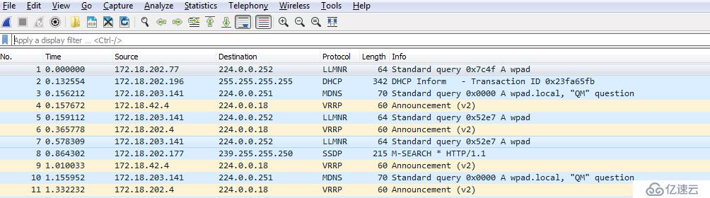 Wireshark 【OSI三层】抓包过滤规则和显示过滤规则实例